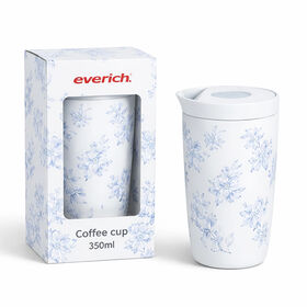 12oz doublent la tasse de café d'acier inoxydable du mur 304, tasse étanche portative de couvercle de presse