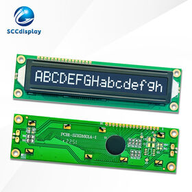 Large Character COB 16X1 Dot Matrix LCM Display Module JXD1601A-1 DFSN White Negative High Brightness Backlight LCD Display Screen