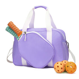 Commerce de gros sac de raquette de sport de plein air avec compartiment à chaussures Logo personnalisé pour le sac Pickleball Paddle