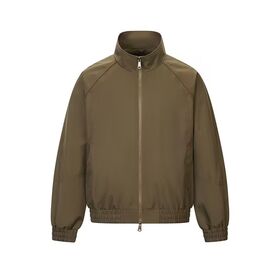 OEM Quick-dry Stand-up Collar Bomber Jacket Unisex com zíper Windproof Outdoor Running Fitness Trendy