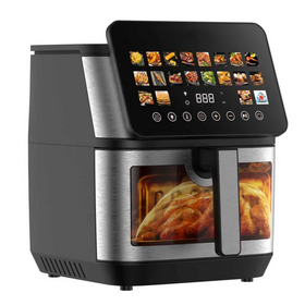 ANBOLIFE 2026 Hot Sale Direct Manufactory Customized logo LED Display&Touch Control Frying Pot&frying Basket air Fryer