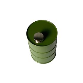 2026 Best Quality green 304 Stainless Steel Outdoor Hiking Wine Pot Portable Oil Barrel Type Hip Flask
