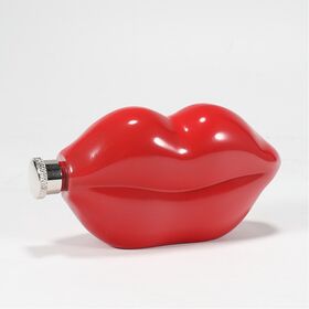 2026 Best Quality Red Rose Gold Walker Hip Flask Stainless Steel Round Lips Hip Flask Jerry Can for Alcohol