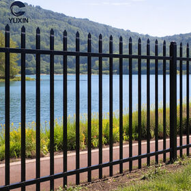 Easy DIY Assembly Aluminum Preesed-point Fence Picket Fence for Residential Garden & Front Yard Privacy