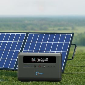 Off grid electric 2kw emergency 1536wh mobile outdoor camping mppt solar inverter generator lifepo4 2000w portable power station