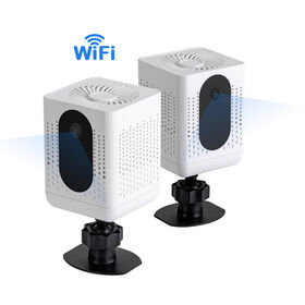Mini Caméra de Sécurité WiFi 1080P avec Angle de Vue de 135°, Contrôle via l'Application Tuya pour la Surveillance Domestique