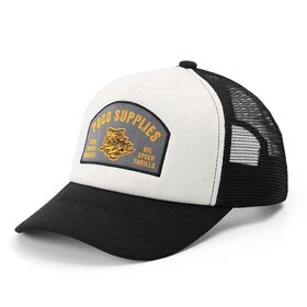 Custom Trucker Hats Gorras Embroidery Patch logo 5 Panel Printed Pattern Mesh Polyester Baseball Cap Hat