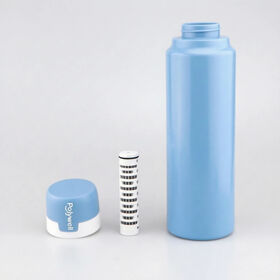 Botella Purificadora de Agua con Ozono Libre de BPA y Filtro de Carbón para Uso en Exteriores - Elimina el 99.9999% de Bacterias