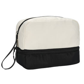 Wholesale Custom Logo Printed Organizer Fashion Toiletry Travel Makeup Bag for Men Women