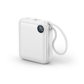 Power banks PD20W Fast Charging Power Bank with Lanyard 10000mah Power Bank Portable Fast Charger Small Mini Logo