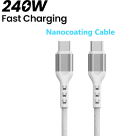 High end product Nanocoating Cable, highly effective stain, dirt resistance, keep the cable clean and flesh for longer
