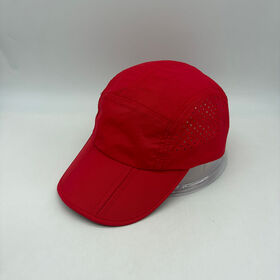 Polyester de représentation/chapeau en nylon de sport avec le bord pliable confortable pour le voyage extérieur