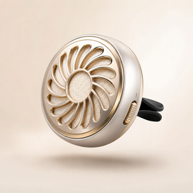 Nuevo diseño difusor de fragancia para coche de lujo de aleación premium con clip para ventilación, logo personalizado