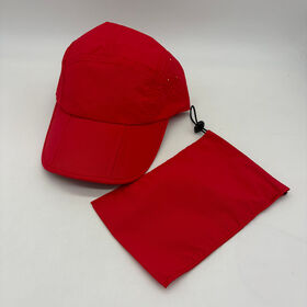 BSCI Certifié Respirant Polyester Sport Cap avec Pliable Brim Packable Prise Facile pour Été Activités de Plein Air
