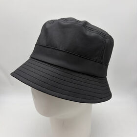 Chapeau Bob Homme Uni Vierge PU Chapeau d'Extérieur Casquette Chapeau Bassine Chapeau Pêcheur