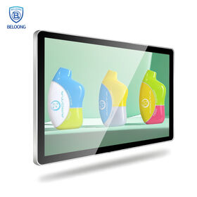 32inch Wholesale LCD Advertising Displays 4K Resolution Wall Mounted Indoor Digital Signage A+ Gauge LCD Panel