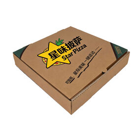Kotak Pizza Dapat Digunakan Kembali Kustom Pabrik untuk Kontak Makanan dengan Cetakan Warna untuk Kemasan Bawa Pulang