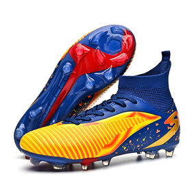 En plein air Adulte Hommes En Plein Air Chaussures De Football TPU Long Goujons Chaussures De Football Crampons Grande Taille Crampons D'entraînement