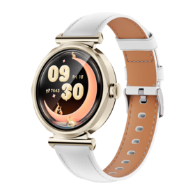 Montre Intelligente de Mode pour Femmes avec Lunette en Diamant, Appel Bluetooth, Surveillance du Sommeil et Modes Multi-Sports