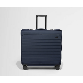 Valise à roulettes souple de 20 pouces en polyester pour vêtements, avec roues alignées pour le voyage