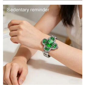 Screenless Smart Bracelet Zinc Alloy Glass Fitness Tracker Magnetic Charging smart watches