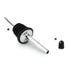 18/8 Stainless Steel Wine Bottle Speed Pourers with Dust Caps