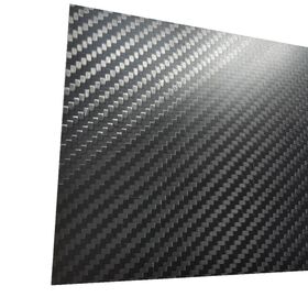 Placa de Fibra de Carbono T300 Tejido Liso Mate 1.5mm de Espesor 600x400mm para Equipos Deportivos, Pieza de Refuerzo para Mango de Caña de Pesca