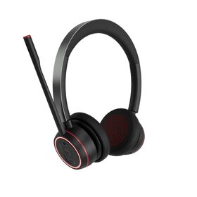 Telefon-Headset mit Dongle, kabellose Bluetooth-Kopfhörer mit Mikrofon, Geräuschunterdrückung, Mikrofon-Stummschaltung für Konferenzgespräche