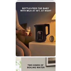 Touch Panel Electric Kettle 1.7L Water Boiler Kettle Digital Electric Kettle Heat protection and Intelligent Function Temp