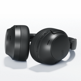 Atacado OEM/ODM 43dB Híbrido ANC Fones De Ouvido Sem Fio 13mm 40mm Dual Driver 7-Mic 102H Playtime Bluetooth 6.0 Hi-Res Áudio QCY APP