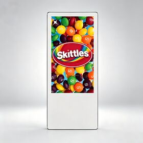 Layar Iklan Layar Sentuh Dinding, Digital Signage LCD 4K 32-65 Inci, Papan Display Elektronik Ekonomis & Iklan LCD