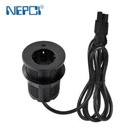 65W PD USB-C Einbau-Tischsteckdose, deutscher Standard, integrierte Steckdose mit Schuko-Anschluss für Schreibtisch/Holztisch