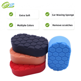 W047 Tampons Applicateurs Éponge de Polissage Manuel pour Voiture, Outil Professionnel de Détailing pour Cirage