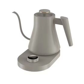 OEM and ODM Temperature Adjustable 0.8 Liter Gooseneck Electric Kettle Black Stainless Steel Pour Over Kettle