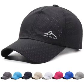 Soft Crown Quick Dry Mesh Sun Hat Unisex Thin Breathable Baseball Cap Summer Outdoor Fishing Visor Cap