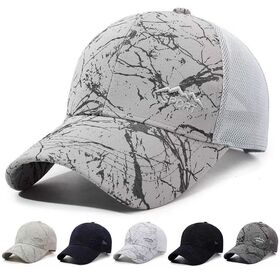 Summer New Arrival Outdoor Sports Sun Hat For Men Breathable Back Mesh Fishing Casual Baseball Visor Cap