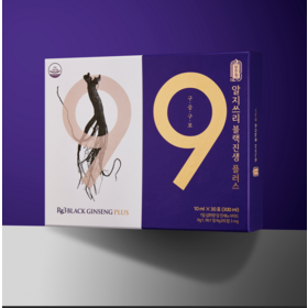 Rg3 Ginseng Noir Plus 10ml 30 Bâtonnets Extrait Végétal Coréen Premium Liquide Haute Saponine Supplément Énergétique Naturel Quotidien