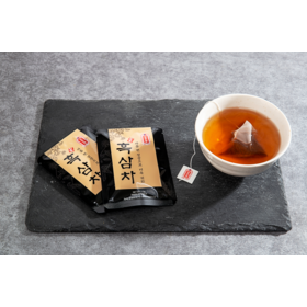 Thé au Ginseng Noir Bohanjang 30 Sachets de Thé Étiquette Propre Uniquement 1 Ingrédient Thé aux Herbes Pur de Ginseng Noir Grillé pour le Bien-être Quotidien