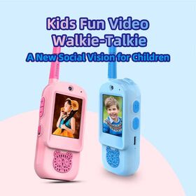 Easy to Use Kids Video Walkie Talkie Type-C Charging Video Intercom Toys 2Pack Christmas Birthday Gifts for Boys
