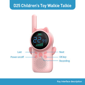 Wholesale 2 Pack Two Way Radio Comunicador 3KM Long Range Rechargeable Wireless Kids Walkie