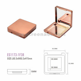 Mpty Eyeshadow Compact &amp; poudre lâche Compact avec miroir intégré, Logo personnalisé disponible