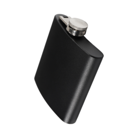 Hot Sell matte finish Wholesale 6oz 7oz 8oz Matte Black Stainless Steel Hip Flask Portable Liquor Flask for Whisky Stoup Alcohol