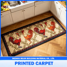 Factory Wholesale Printed Modern Bath Mats Soft Non-slip Backing Quick-Drying Strong Water-Absorbing