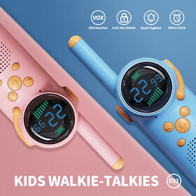 Delanda D22 Kids Walkie Talkie 2 pack high quality Long Range Two Way Radio Toy Encrypted Walkie Talkie