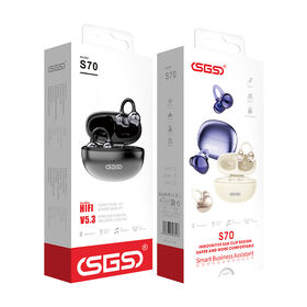 Abrir y jugar, sonido envolvente HD Clip-On Bluetooth 5,3 Auriculares