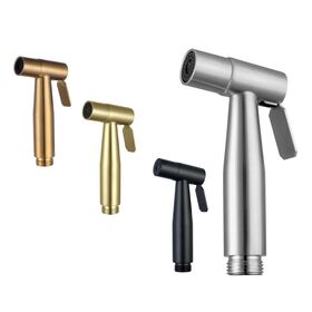 Brushed Stainless Steel High Pressure Bidet Toilet Spray Gun