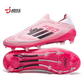 Chaussures de football basses pour adolescents et adultes, pour compétitions sportives en extérieur, avec un design d'ongles longs cassés