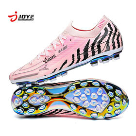 Chaussures de football professionnelles pour compétition et entraînement, avec semelle électroplaquée, respirantes, antidérapantes et résistantes à l'usure