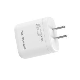 SMS Q136 35W AC Double Port Chargeur Rapide Auto ID D'origine De Charge Icône ABS Shell Avec 1M Câble