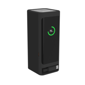 Power Bank Inteligente de 20000mAh para Laptops y Smartphones con Cable Retráctil / Luces LED / Pantalla TFT Inteligente Personalizable